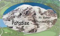 Paradise Mt. Rainier logo