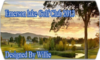 Emerson Lake Golf Club 2013 logo